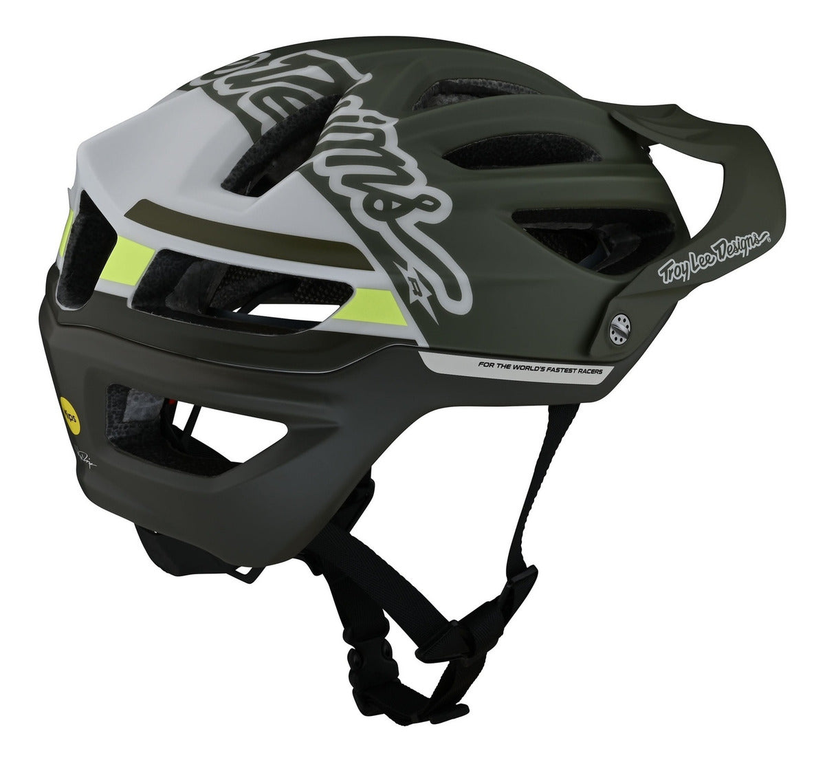 Casco Troy Lee Designs A2 con Mips Silhouette Green